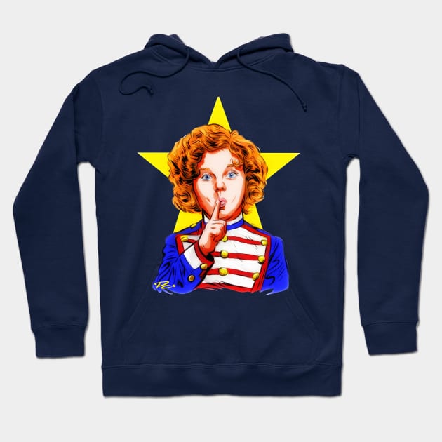 Shirley Temple - An illustration by Paul Cemmick Hoodie by PLAYDIGITAL2020